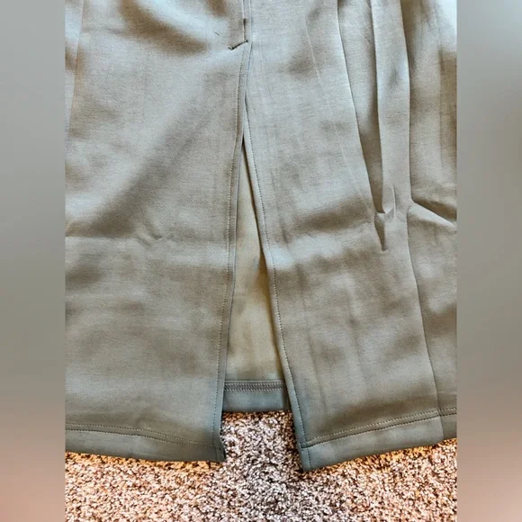 Rae Mode Scuba Long Skirt with Drawstring Waist GRP B Sage Leaf - Picture 7 of 7